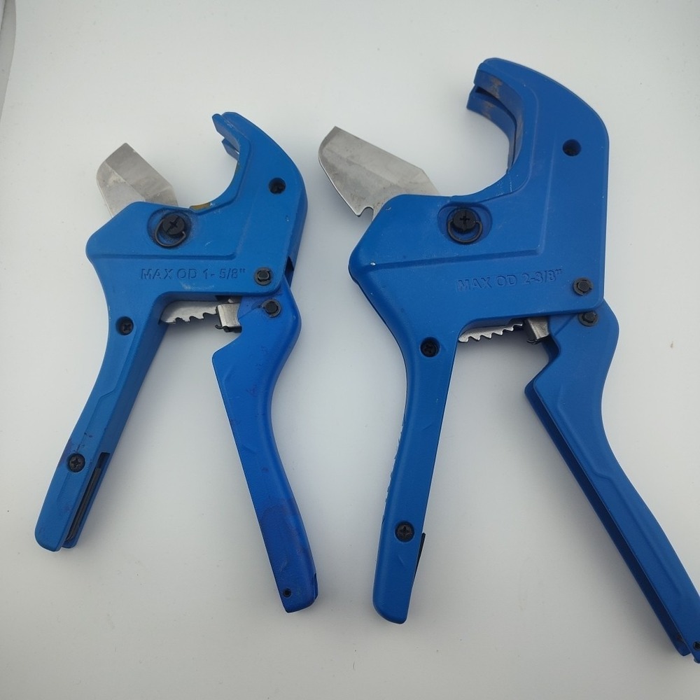 kobalt PVC cutters 2-3/8" and 1-5/8" pre owned